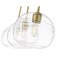 Z-Lite Harmony 3 Light island, Olde Brass & Clear 486P10-3L-OBR - alternate 4